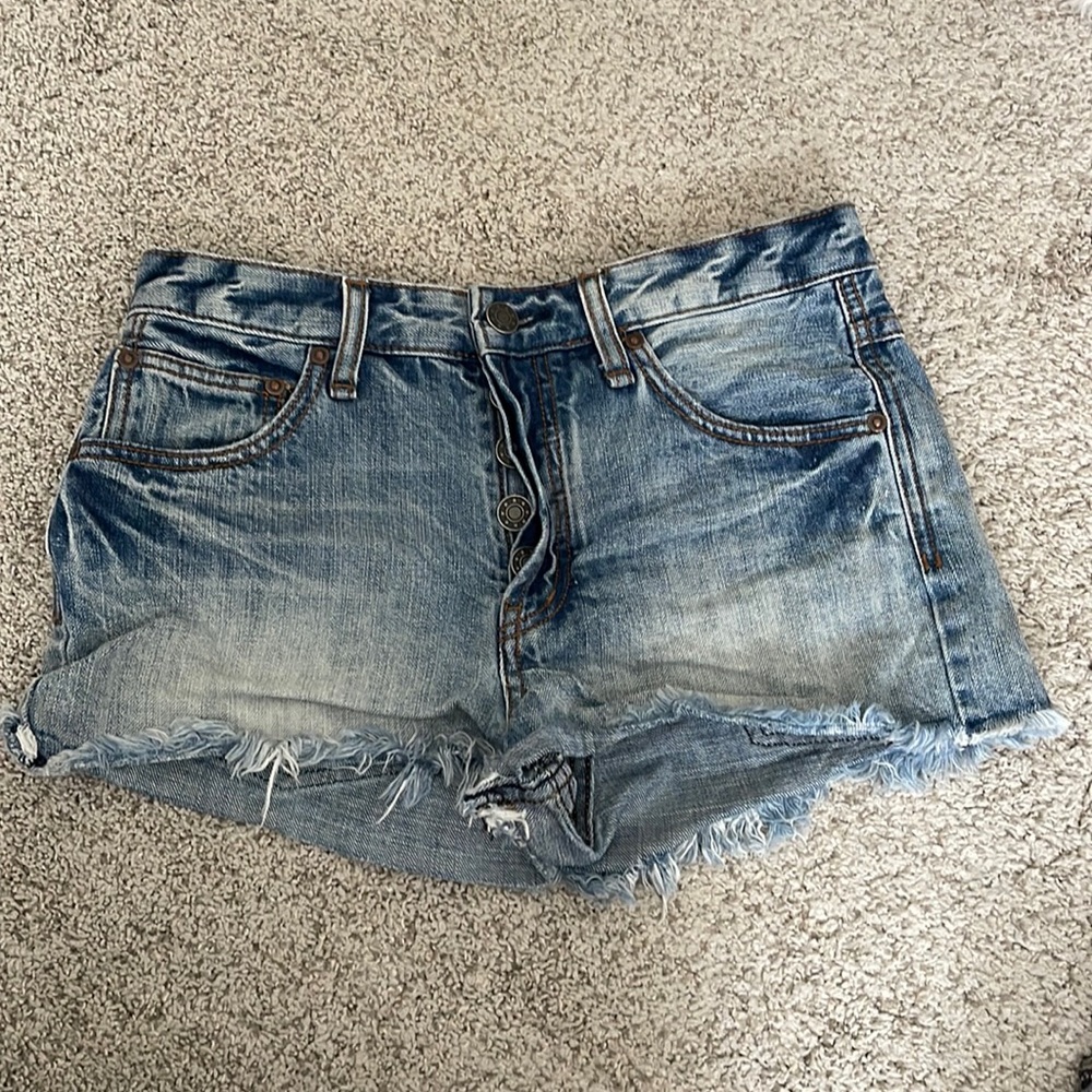 Free People Denim Shorts
